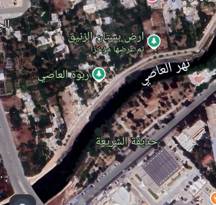 بستان في حي الشرقية – على العاصي – حماة
